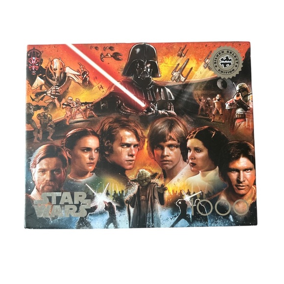 Buffalo Games Other - Star Wars Balance And Redemption Silver Select Premium Puzzle With Poster